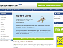Tablet Screenshot of lockcentre.com